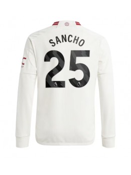 Billige Manchester United Jadon Sancho #25 Tredjedrakt 2023-24 Langermet